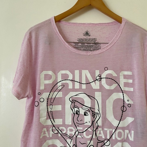 Disney’s Little Mermaid “Prince Eric Appreciation Club” T-Shirt - Picture 3 of 3